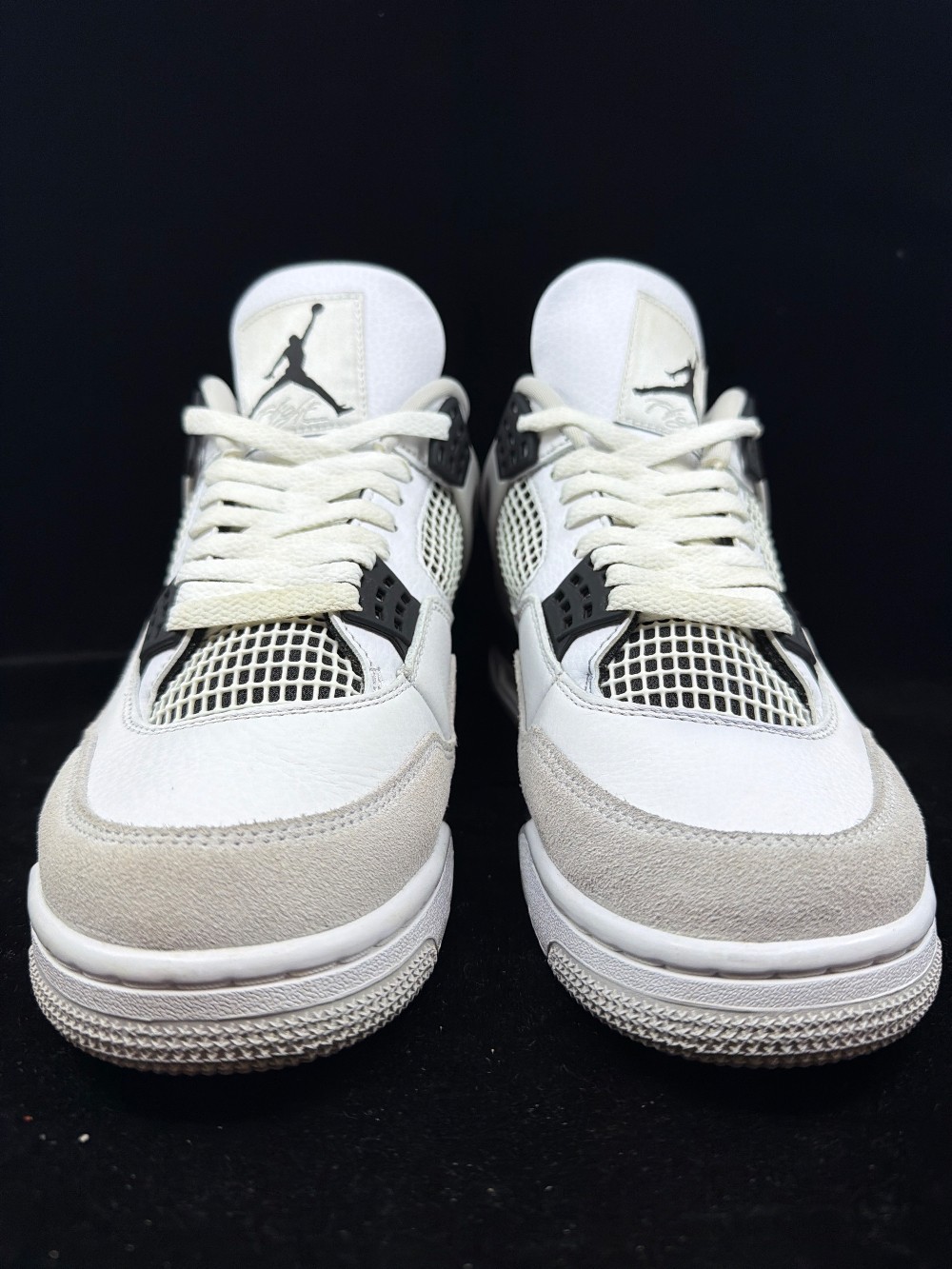 *USED* AJ 4 - MILITARY BLACK