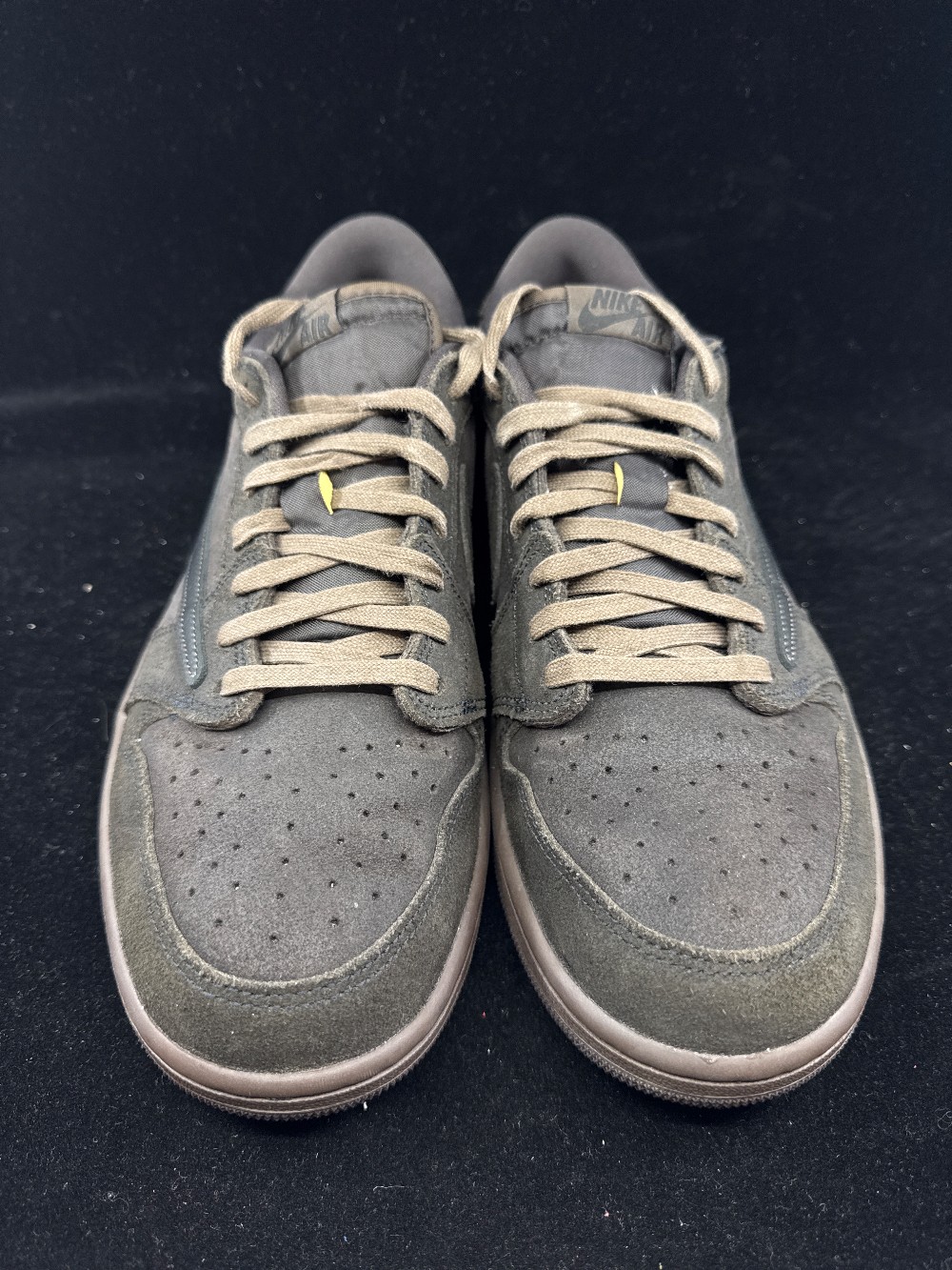 *USED* AJ 1 LOW X TRAVIS SCOTT - VELVET BROWN