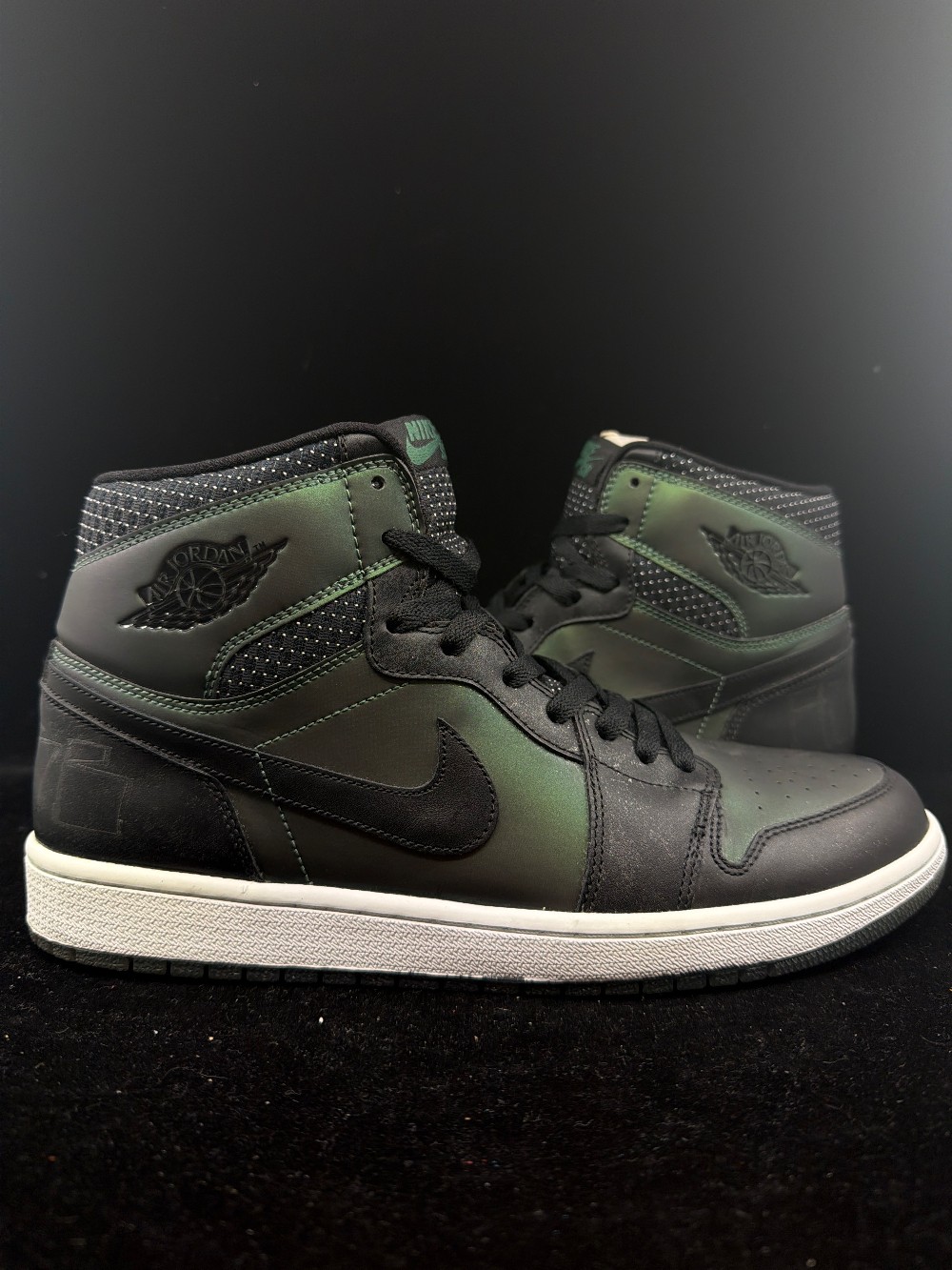 *USED* AJ 1 SB - CRAIG STECYK BLACK SILVER