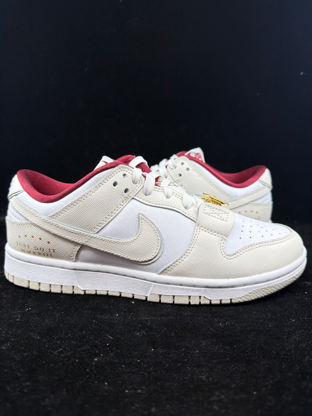 *USED* NIKE DUNK LOW (W) - JUST DO IT WHITE PHANTOM