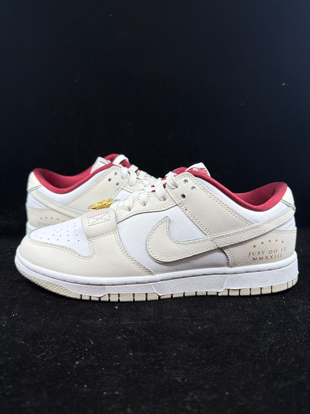 *USED* NIKE DUNK LOW (W) - JUST DO IT WHITE PHANTOM