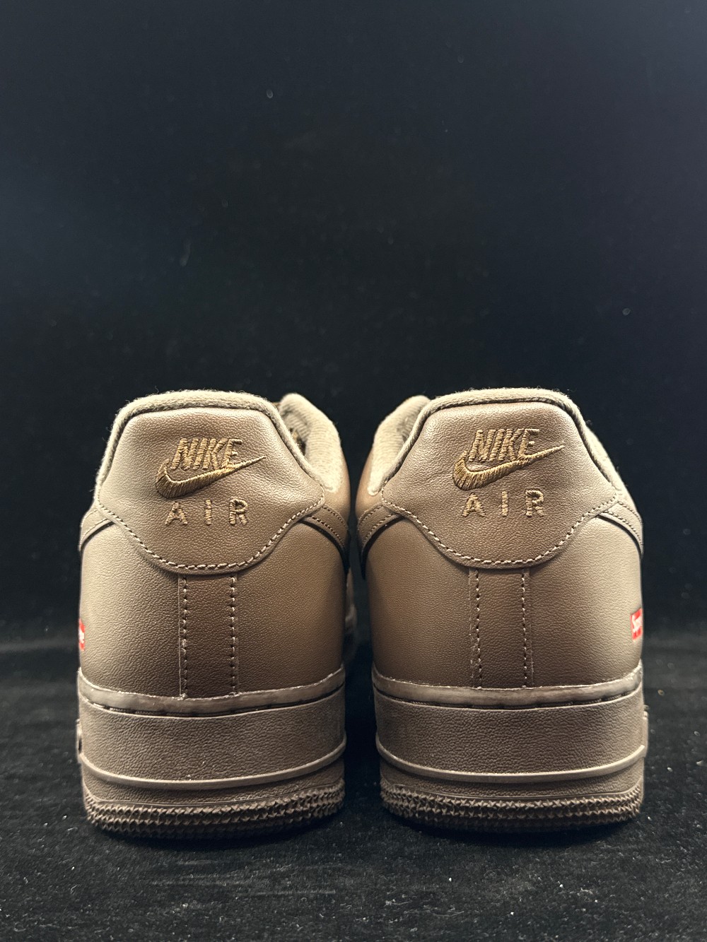 *USED/NO BOX* NIKE AIR FORCE 1 X SUPREME - BAROQUE BROWN