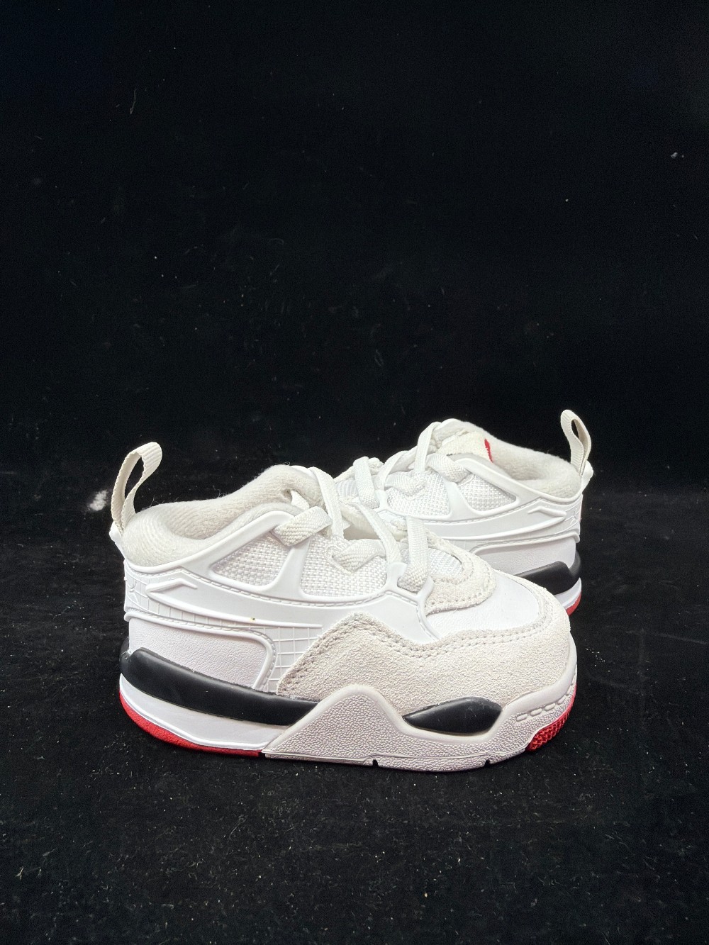 *NO BOX* AJ 4 RM (TD) - WHITE VARSITY RED