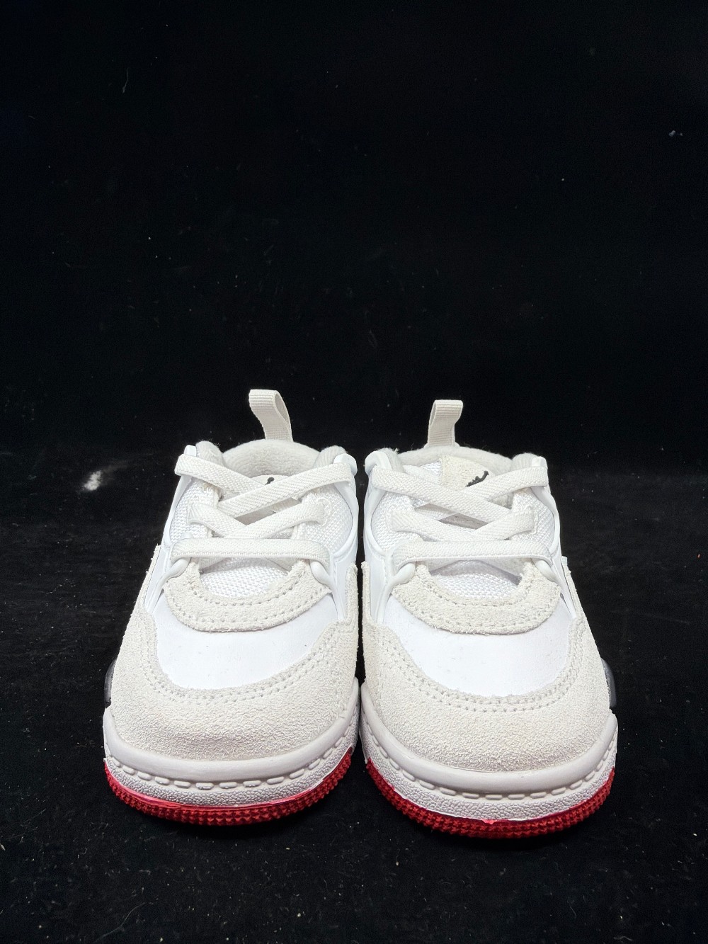 *NO BOX* AJ 4 RM (TD) - WHITE VARSITY RED
