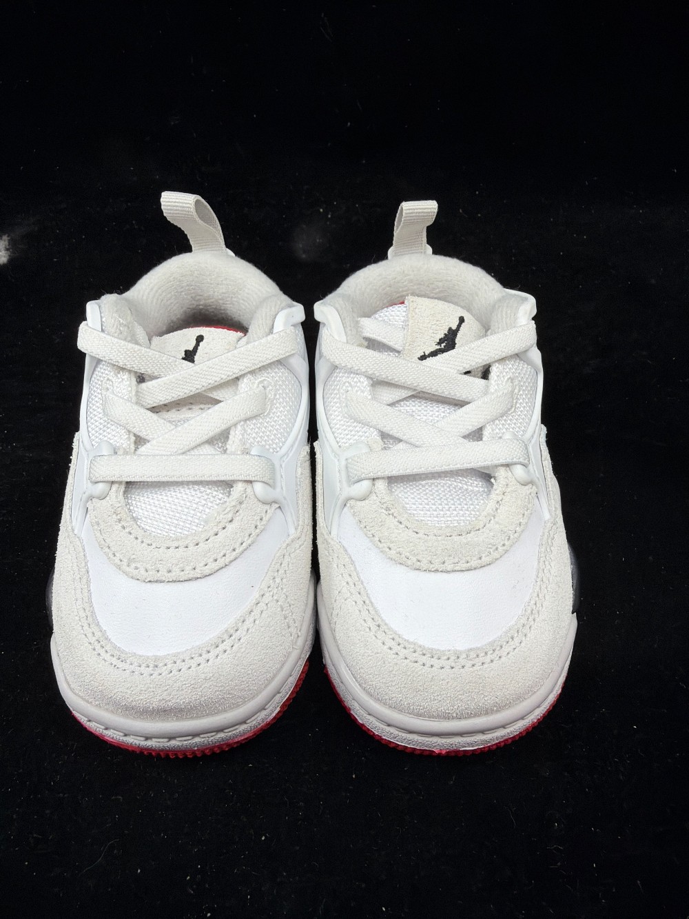 *NO BOX* AJ 4 RM (TD) - WHITE VARSITY RED