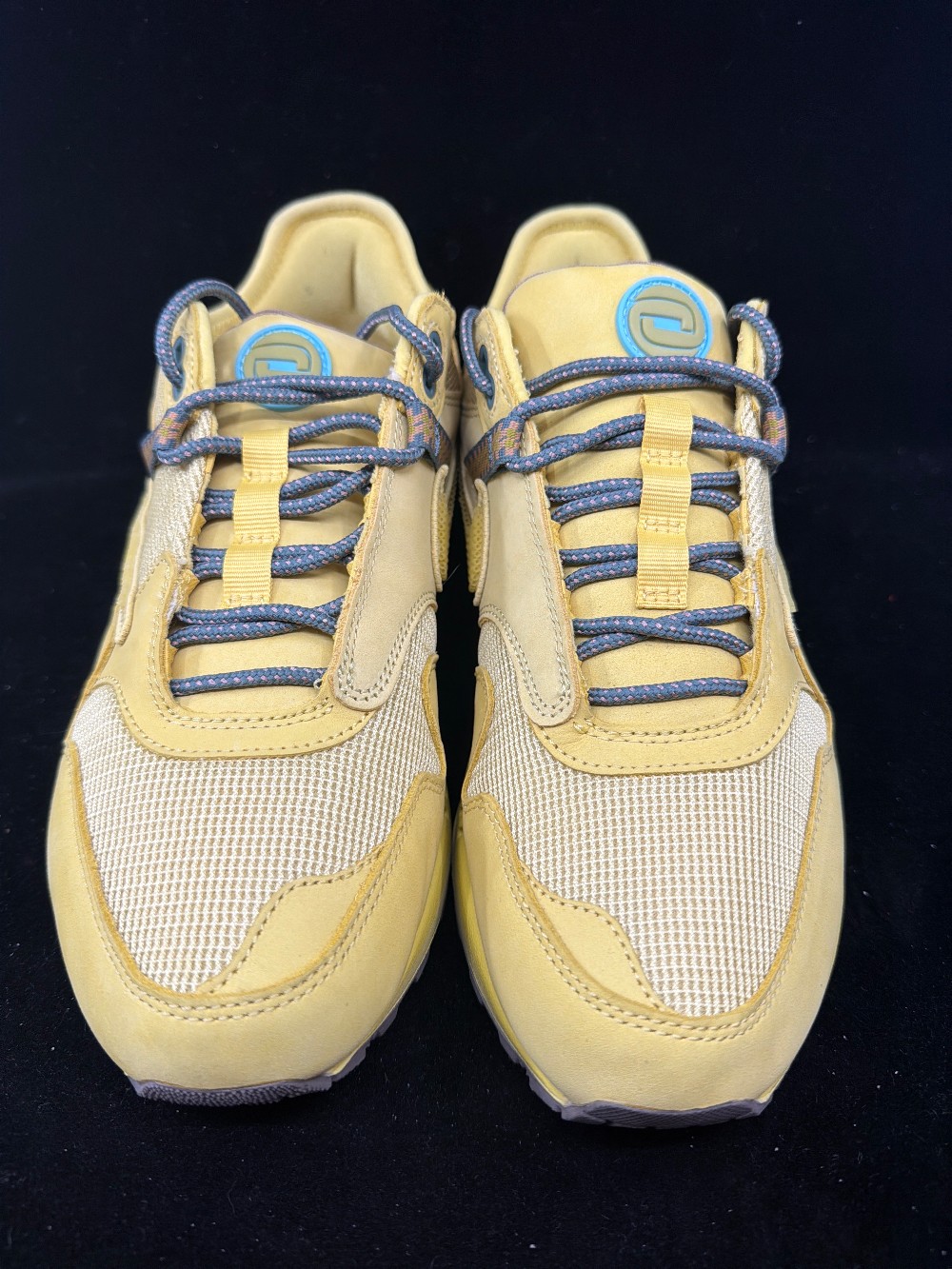 *USED* NIKE AIR MAX 1 X TRAVIS SCOTT CACTUS JACK - SATURN GOLD