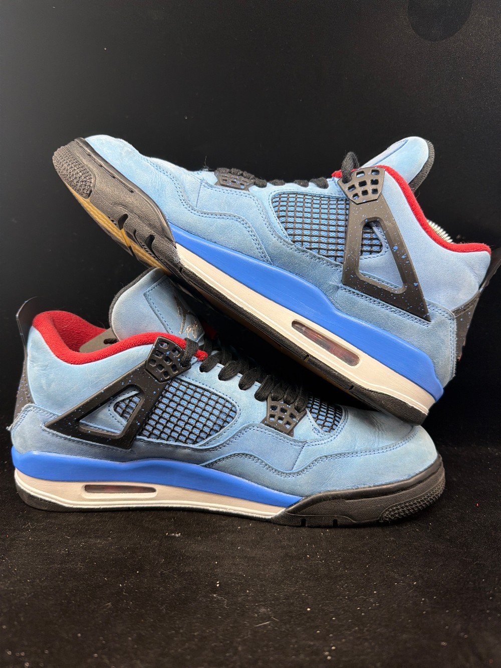 *USED* AJ 4 X TRAVIS SCOTT - CACTUS JACK (REPAINTED)