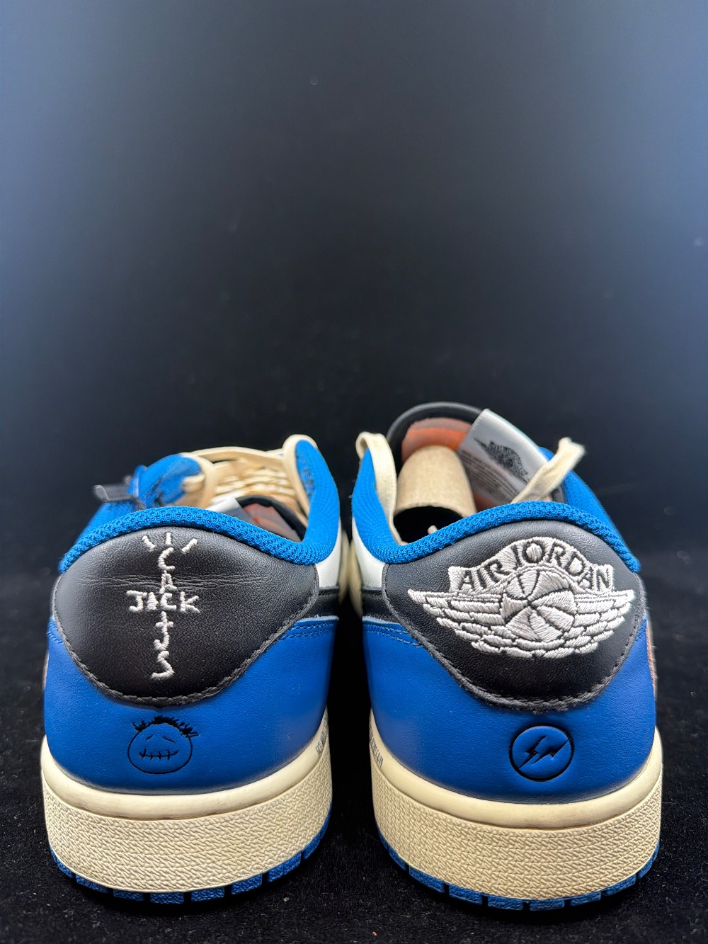 *USED* AJ 1 LOW X TRAVIS SCOTT X FRAGMENT - OG