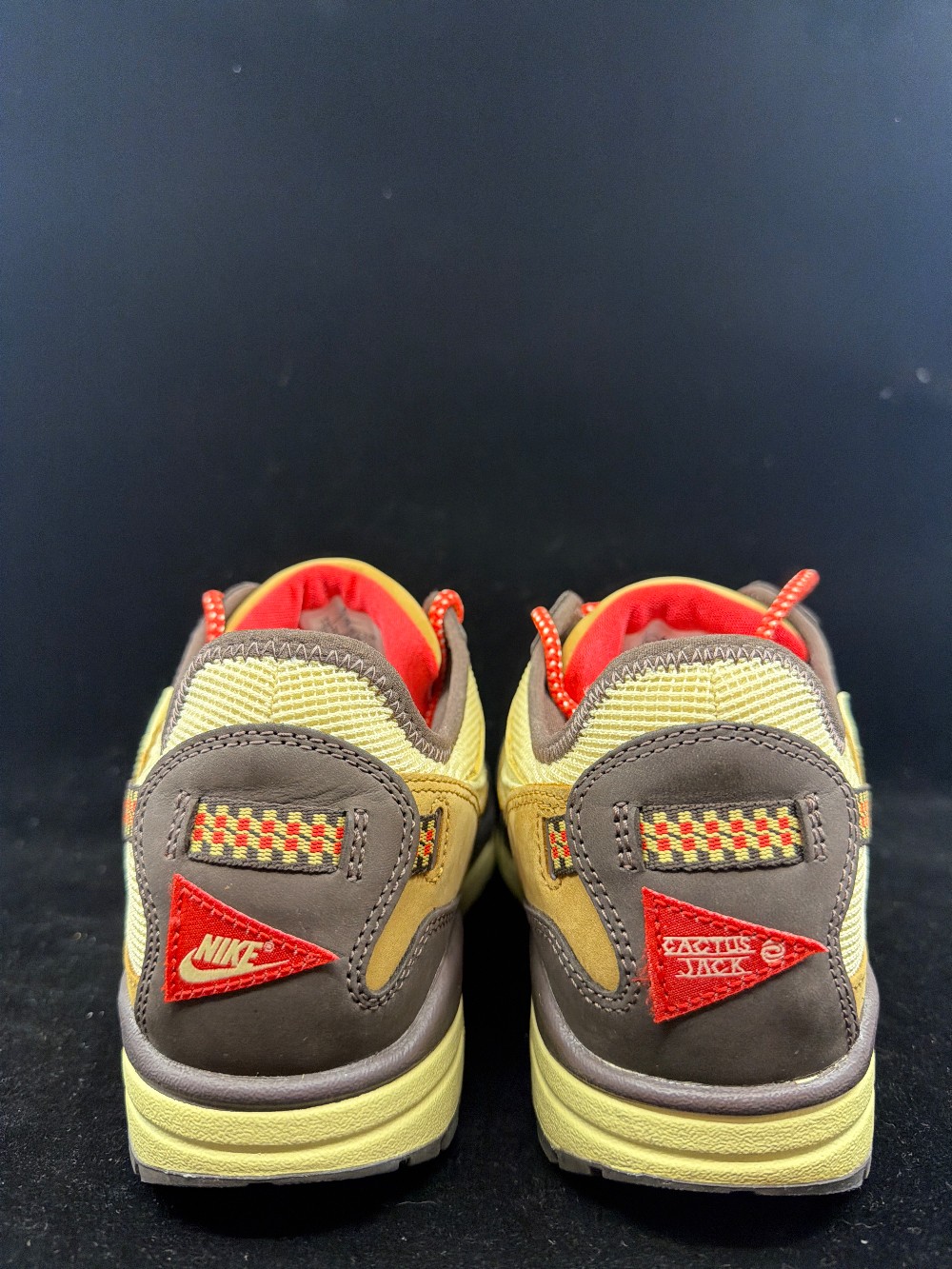 *USED* NIKE AIR MAX 1 X TRAVIS SCOTT - BAROQUE BROWN