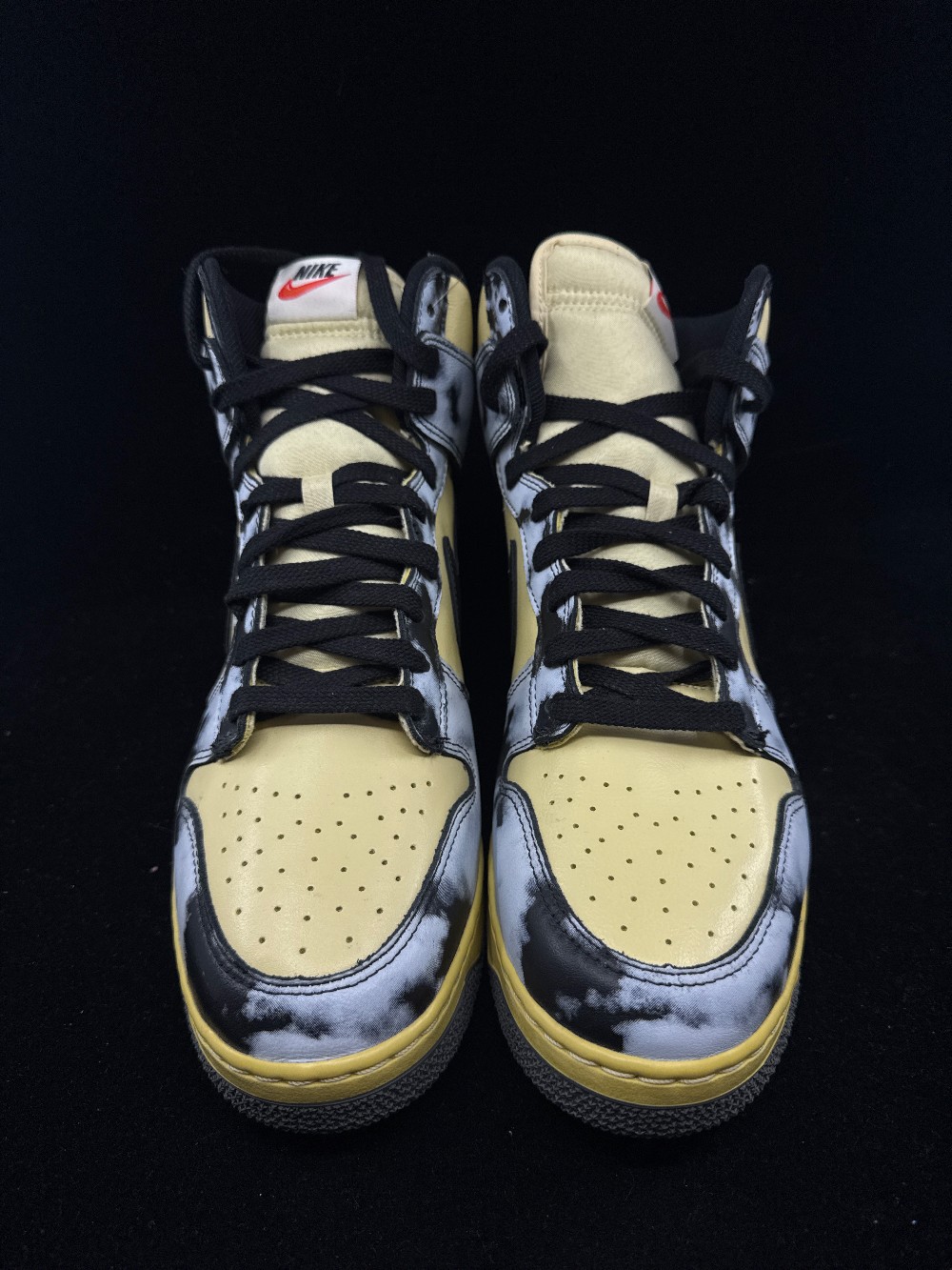 *NO BOX* NIKE DUNK HIGH 1985 - BLACK ACID WASH