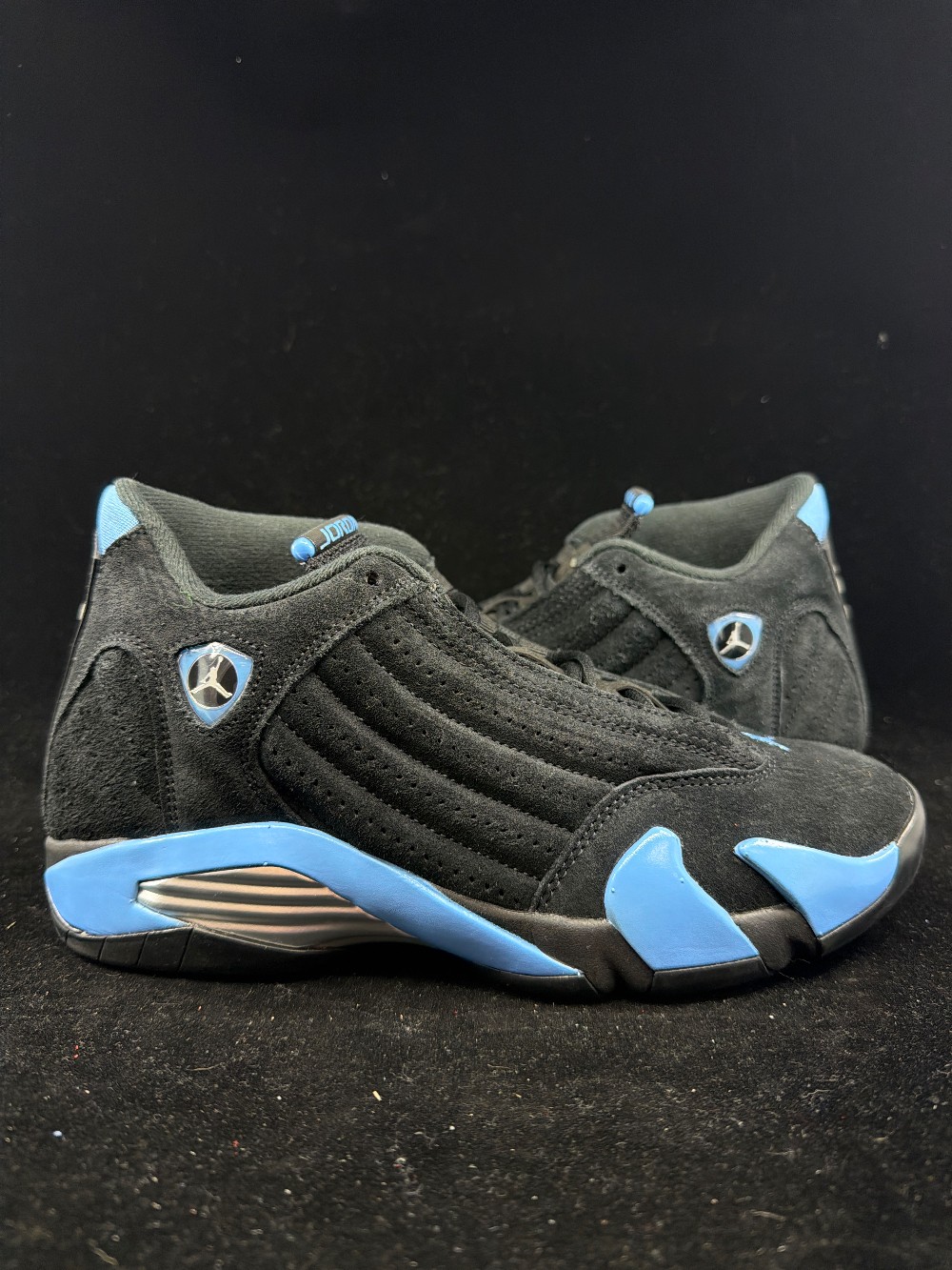 *USED* AJ 14 - BLACK UNIVERSITY BLUE (2026)
