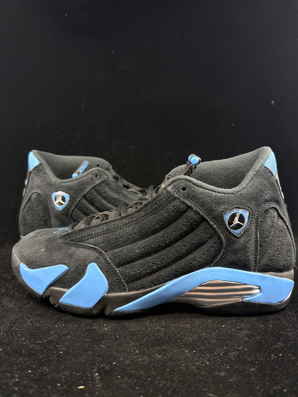 *USED* AJ 14 - BLACK UNIVERSITY BLUE (2026)