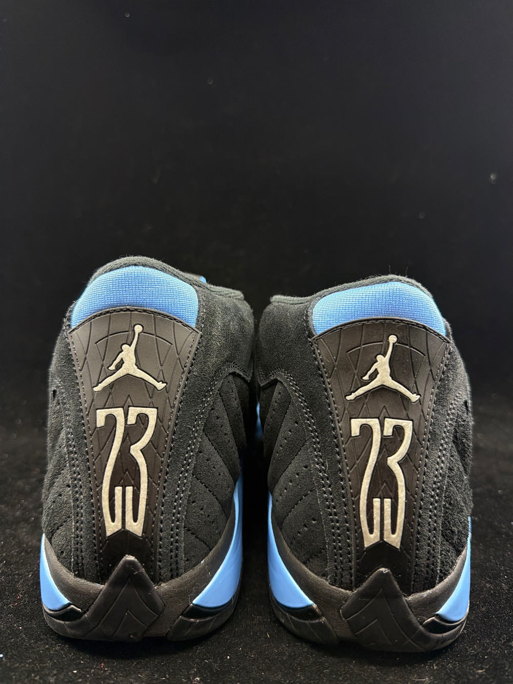 *USED* AJ 14 - BLACK UNIVERSITY BLUE (2026)