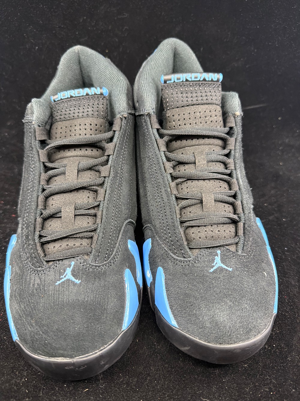 *USED* AJ 14 - BLACK UNIVERSITY BLUE (2026)