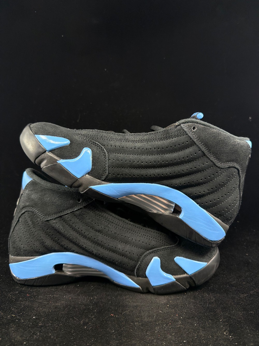 *USED* AJ 14 - BLACK UNIVERSITY BLUE (2026)
