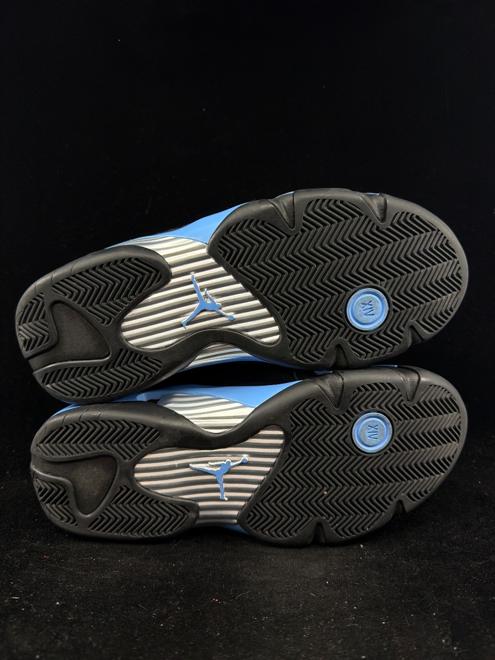 *USED* AJ 14 - BLACK UNIVERSITY BLUE (2026)