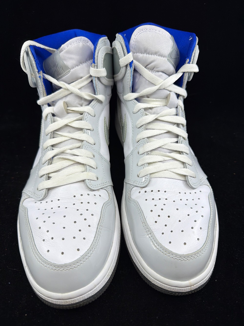 *USED* AJ 1 - ZOOM WHITE RACER BLUE