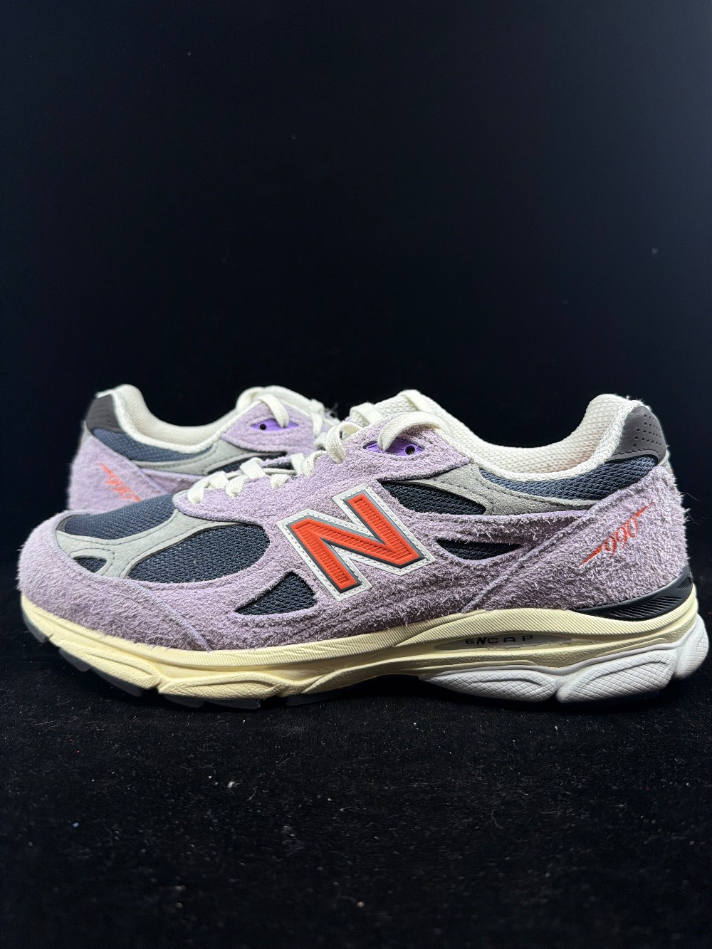*USED* NEW BALANCE 990V3 - TEDDY SAINTS RAW AMETHYST