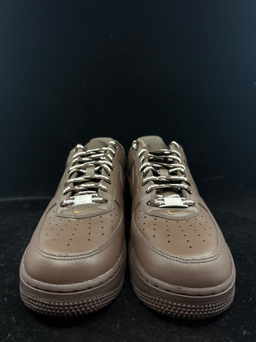 *VNDS* NIKE AIR FORCE 1 - SUPREME BAROQUE BROWN