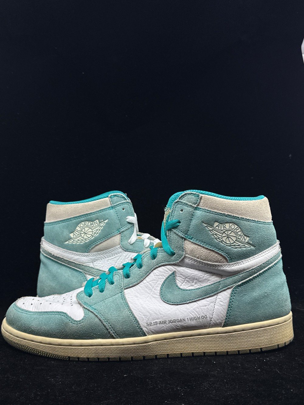*USED/REP BOX* AJ 1 - TURBO GREEN