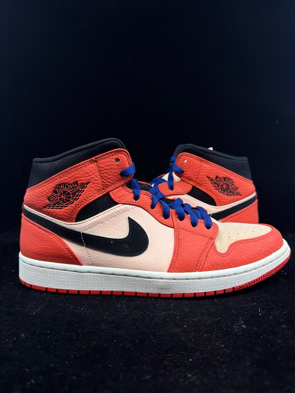 *USED* AJ 1 MID - TEAM ORANGE BLACK