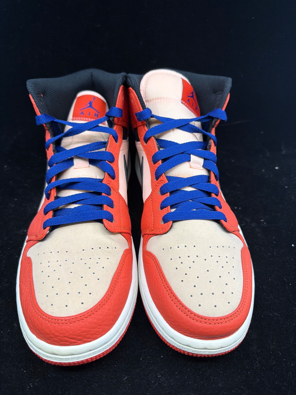 *USED* AJ 1 MID - TEAM ORANGE BLACK