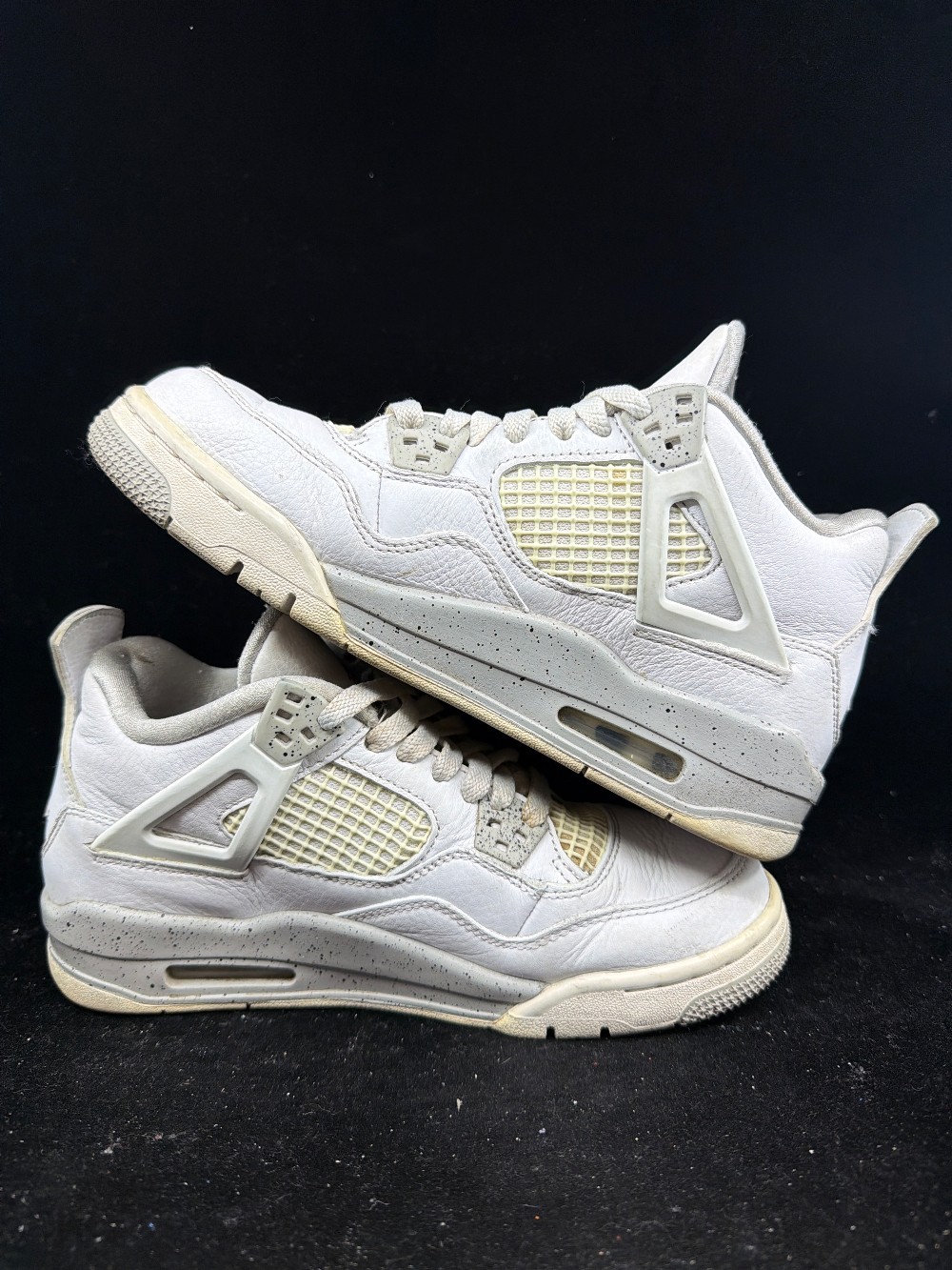 *USED* AJ 4 (GS) - WHITE OREO (2021)