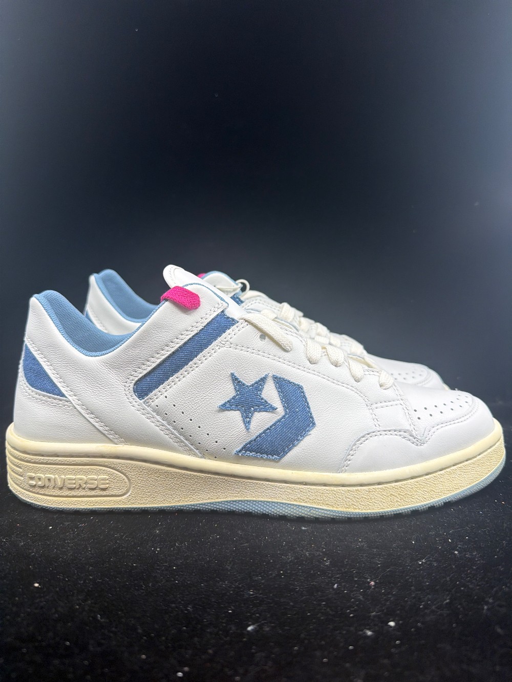 CONVERSE WEAPON OX X ERIC EMANUEL - DENIM VINTAGE WHITE