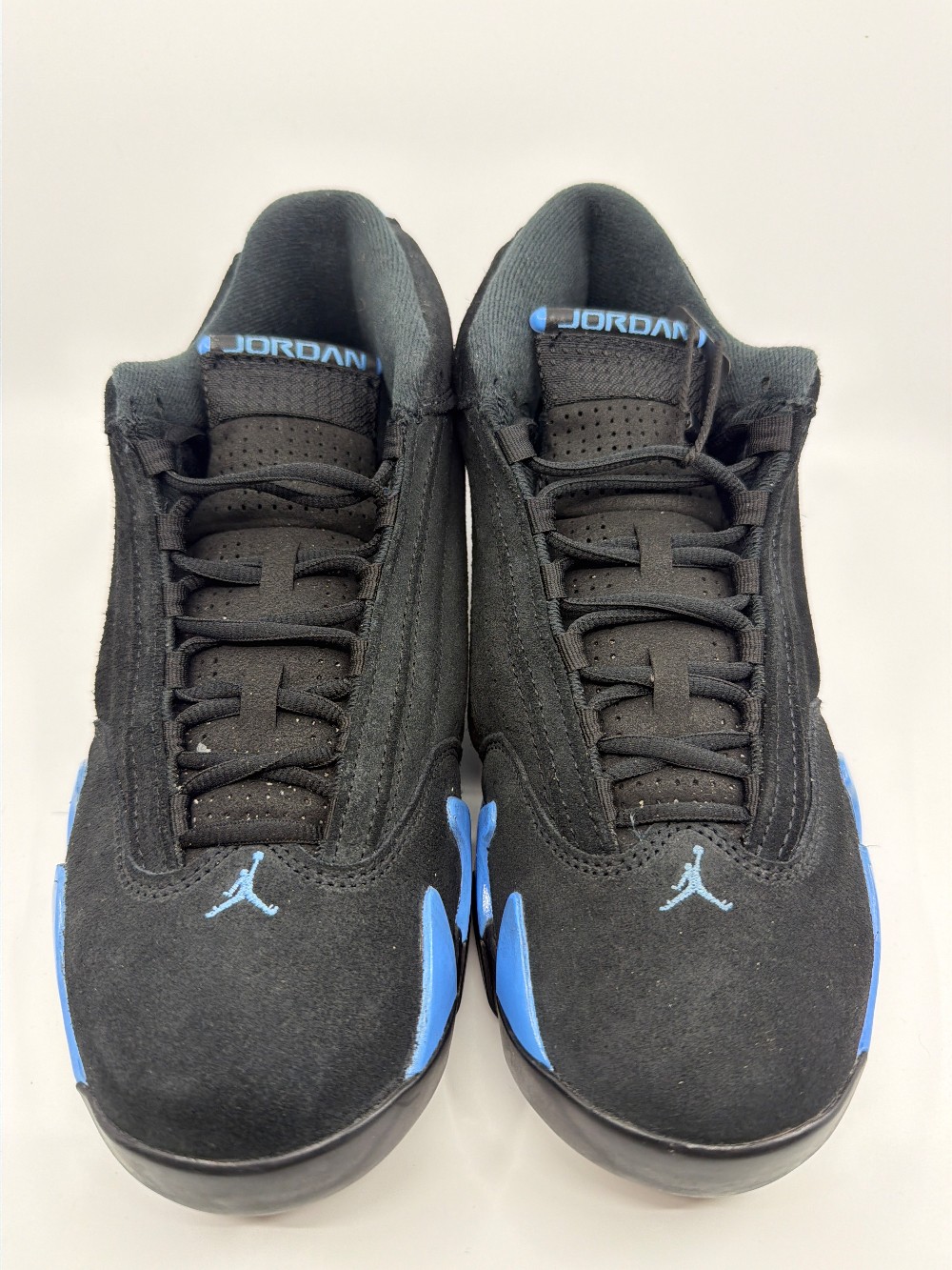 *USED/NO BOX* AJ 14 - BLACK UNIVERSITY BLUE