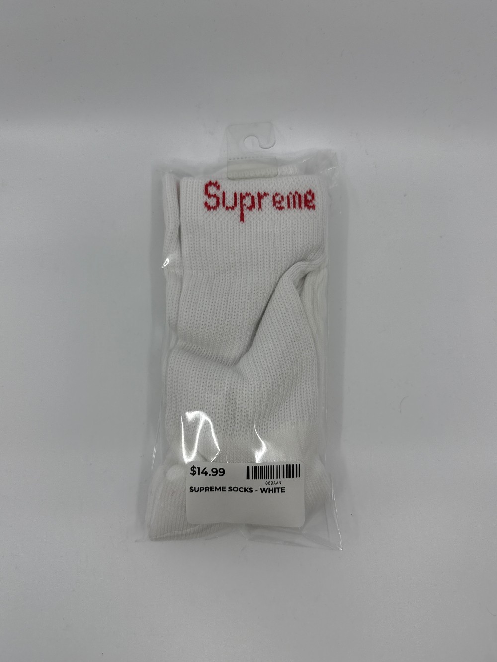 SUPREME SOCKS - WHITE