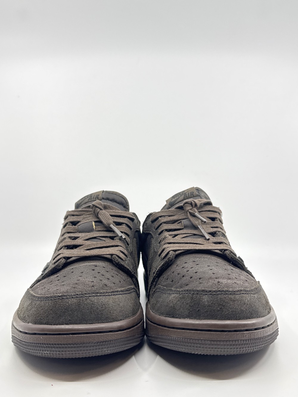 *USED* AJ 1 LOW X TRAVIS SCOTT - VELVET BROWN