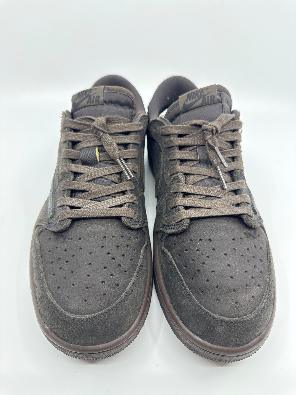 *USED* AJ 1 LOW X TRAVIS SCOTT - VELVET BROWN