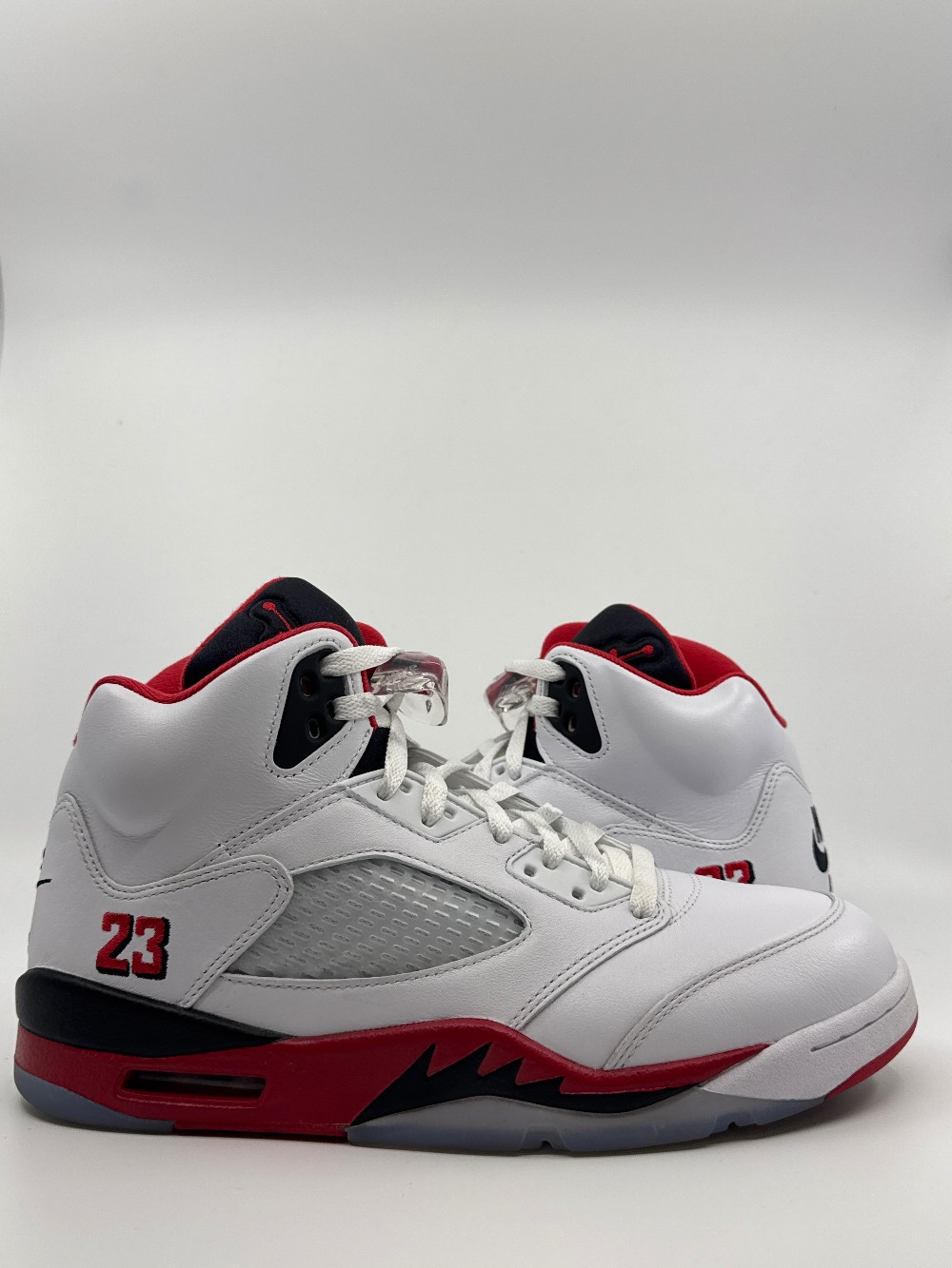 *USED* AJ 5 - FIRE RED BLACK TONGUE (2025)