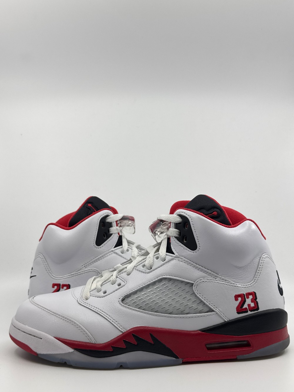 *USED* AJ 5 - FIRE RED BLACK TONGUE (2025)