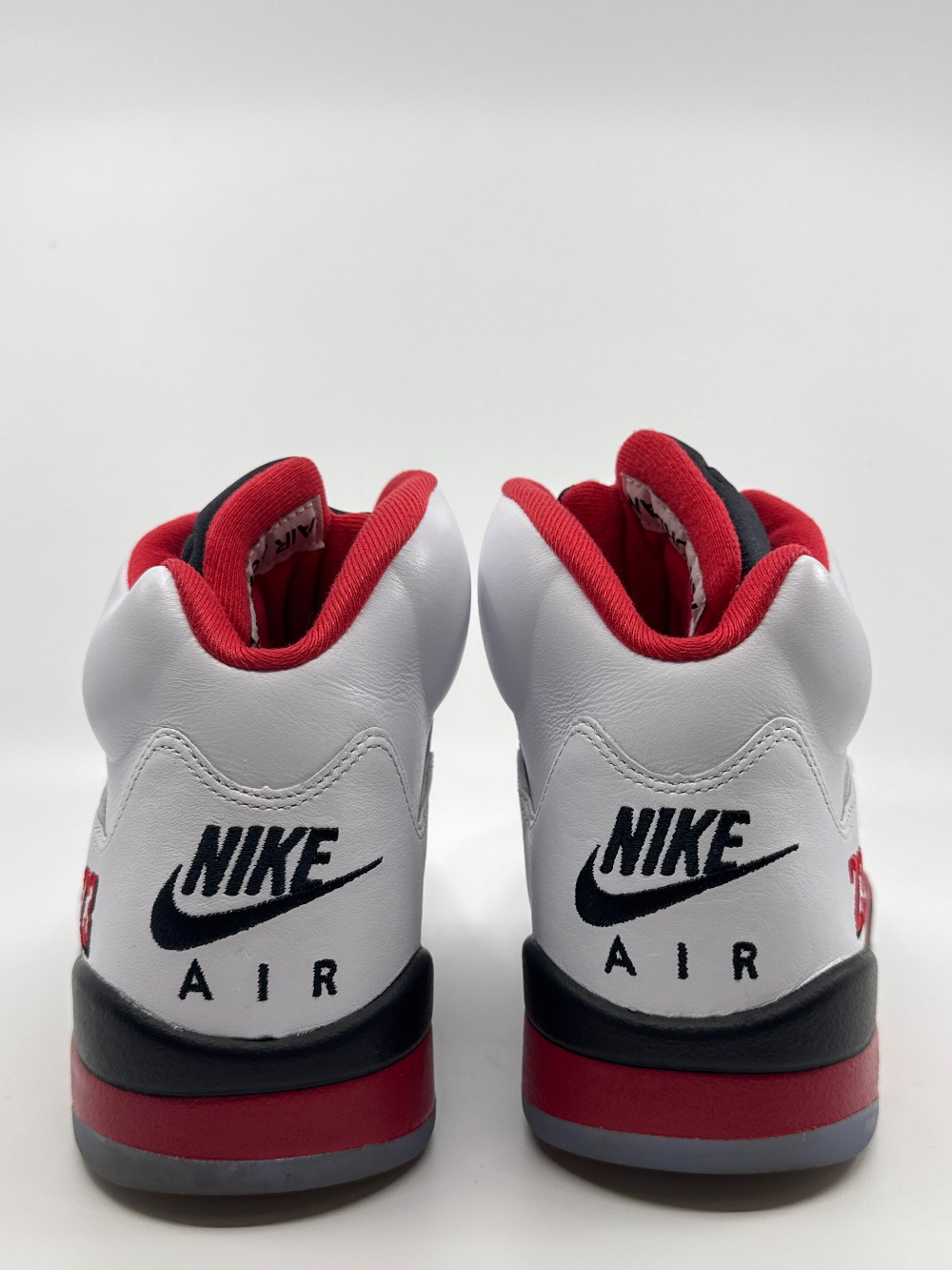 *USED* AJ 5 - FIRE RED BLACK TONGUE (2025)