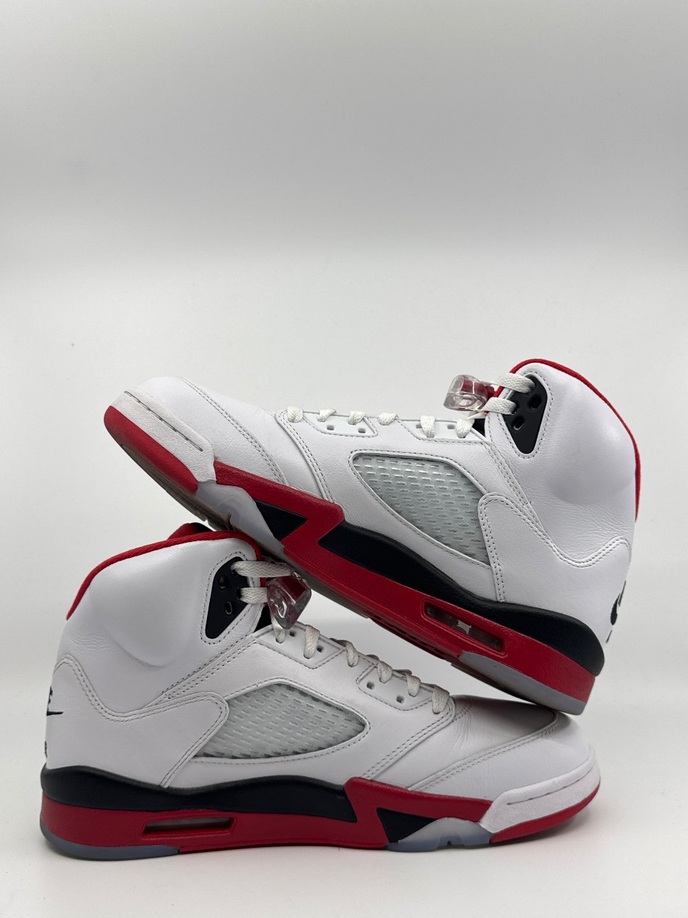 *USED* AJ 5 - FIRE RED BLACK TONGUE (2025)