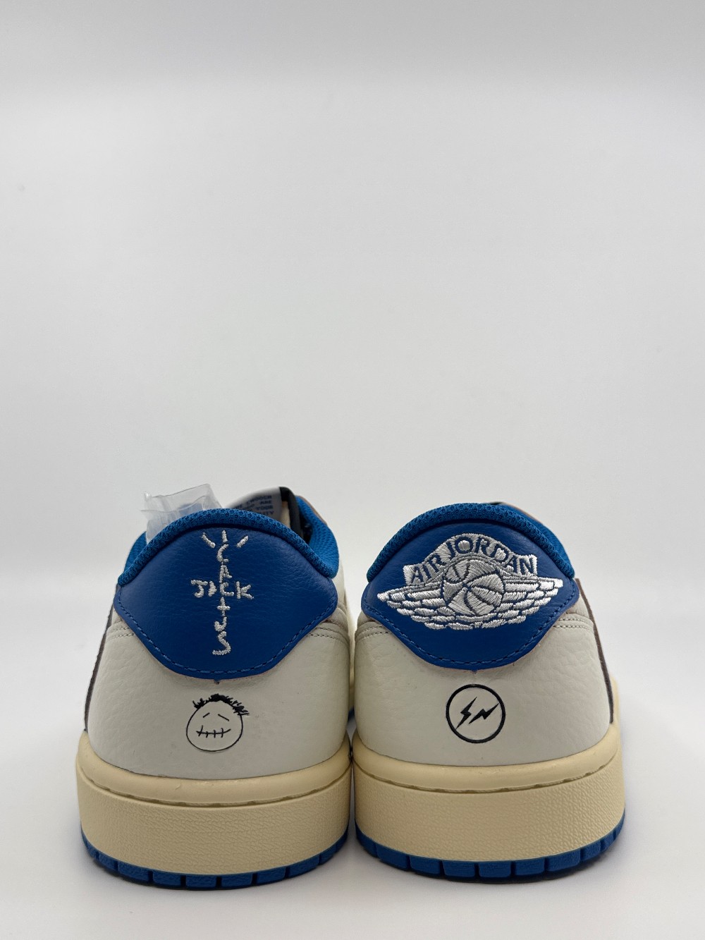 AJ 1 LOW X TRAVIS SCOTT X FRAGMENT - SAIL MILITARY BLUE