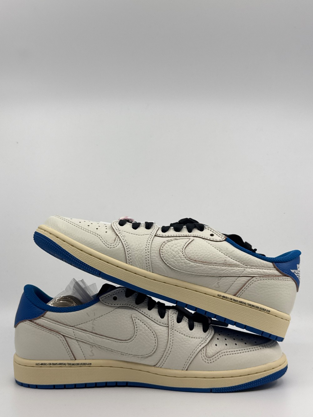 AJ 1 LOW X TRAVIS SCOTT X FRAGMENT - SAIL MILITARY BLUE