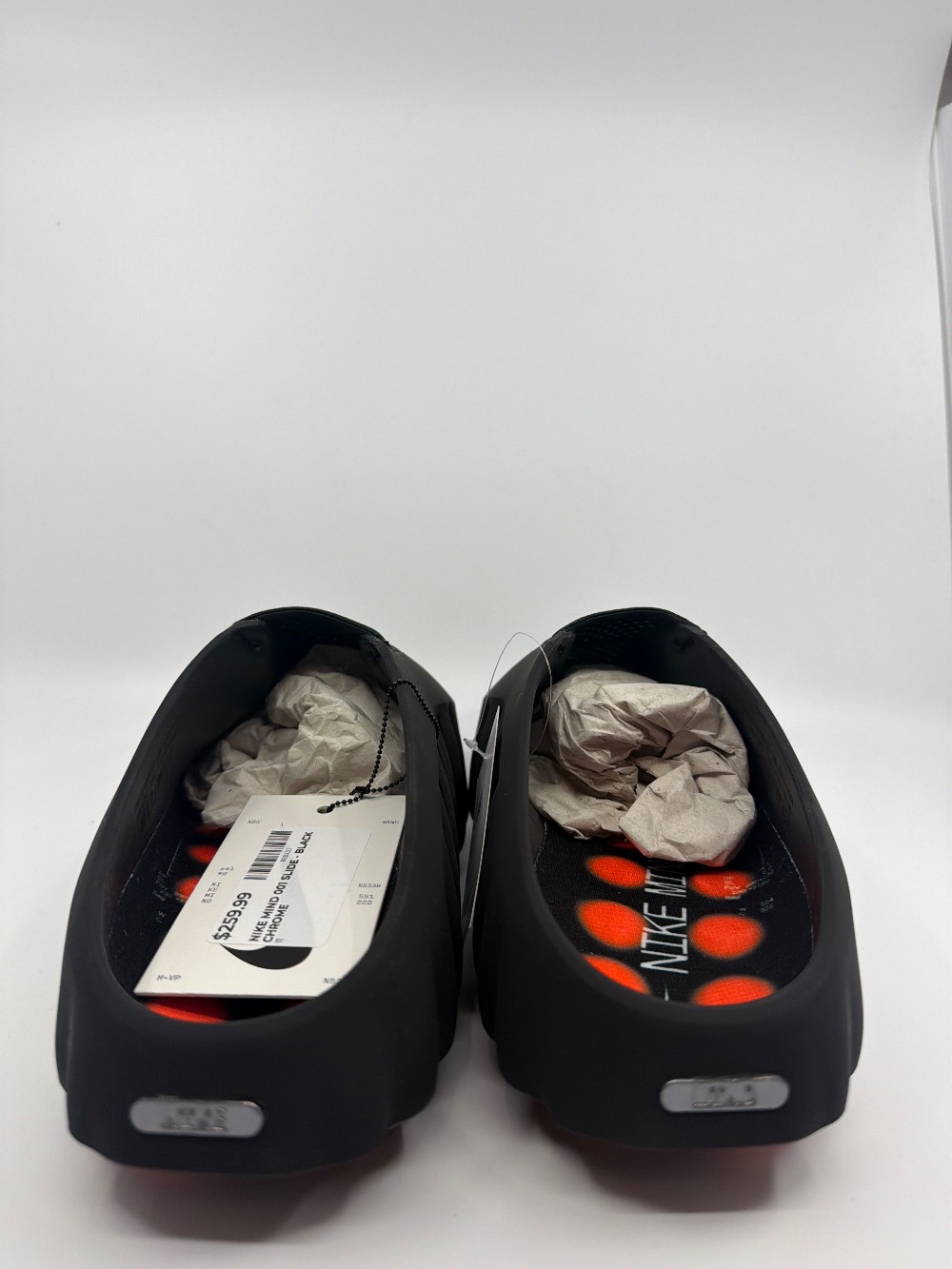NIKE MIND 001 SLIDE - BLACK CHROME