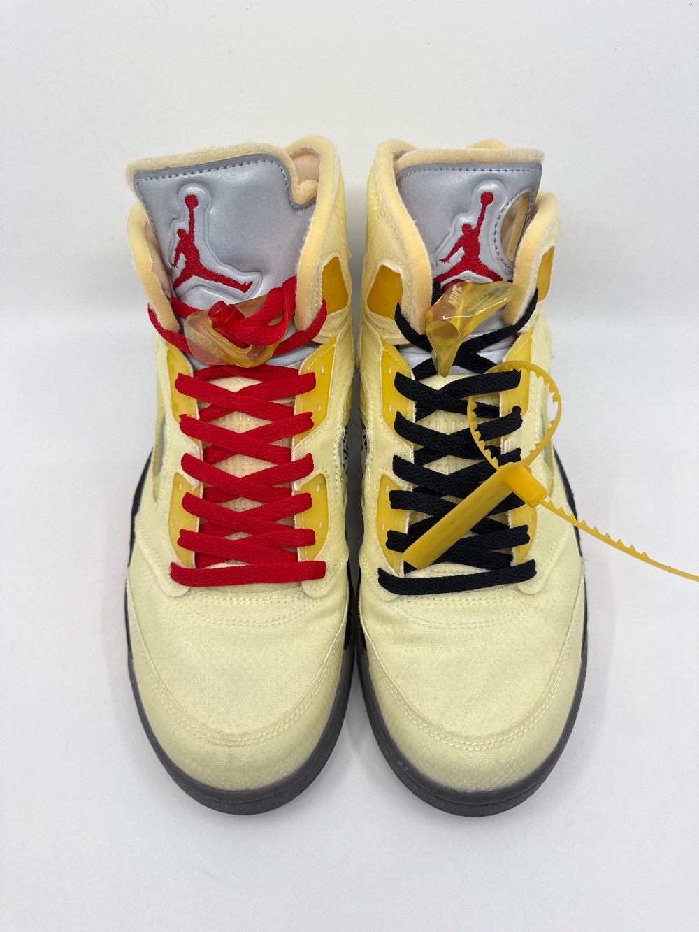*USED* AJ 5 X OFF-WHITE - SAIL
