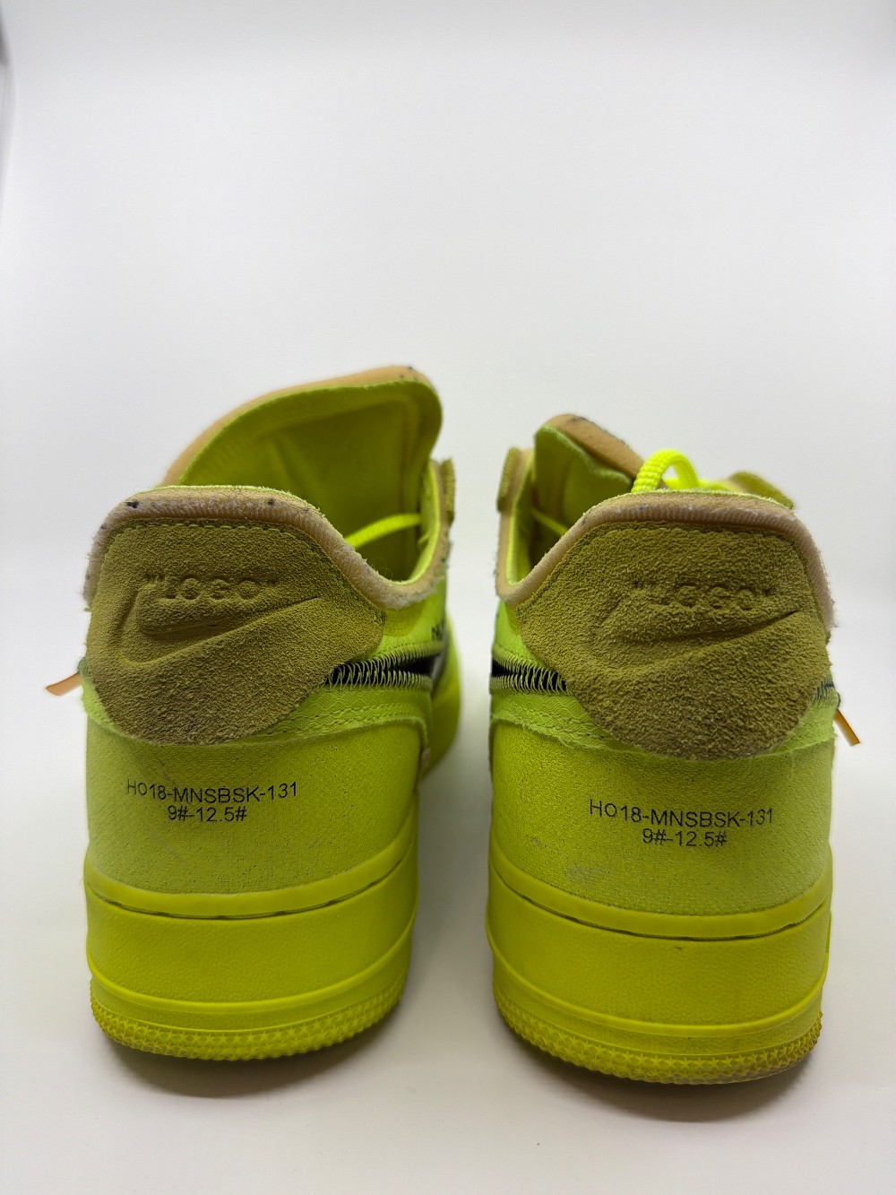 *USED* NIKE AF 1 X OFF-WHITE - VOLT