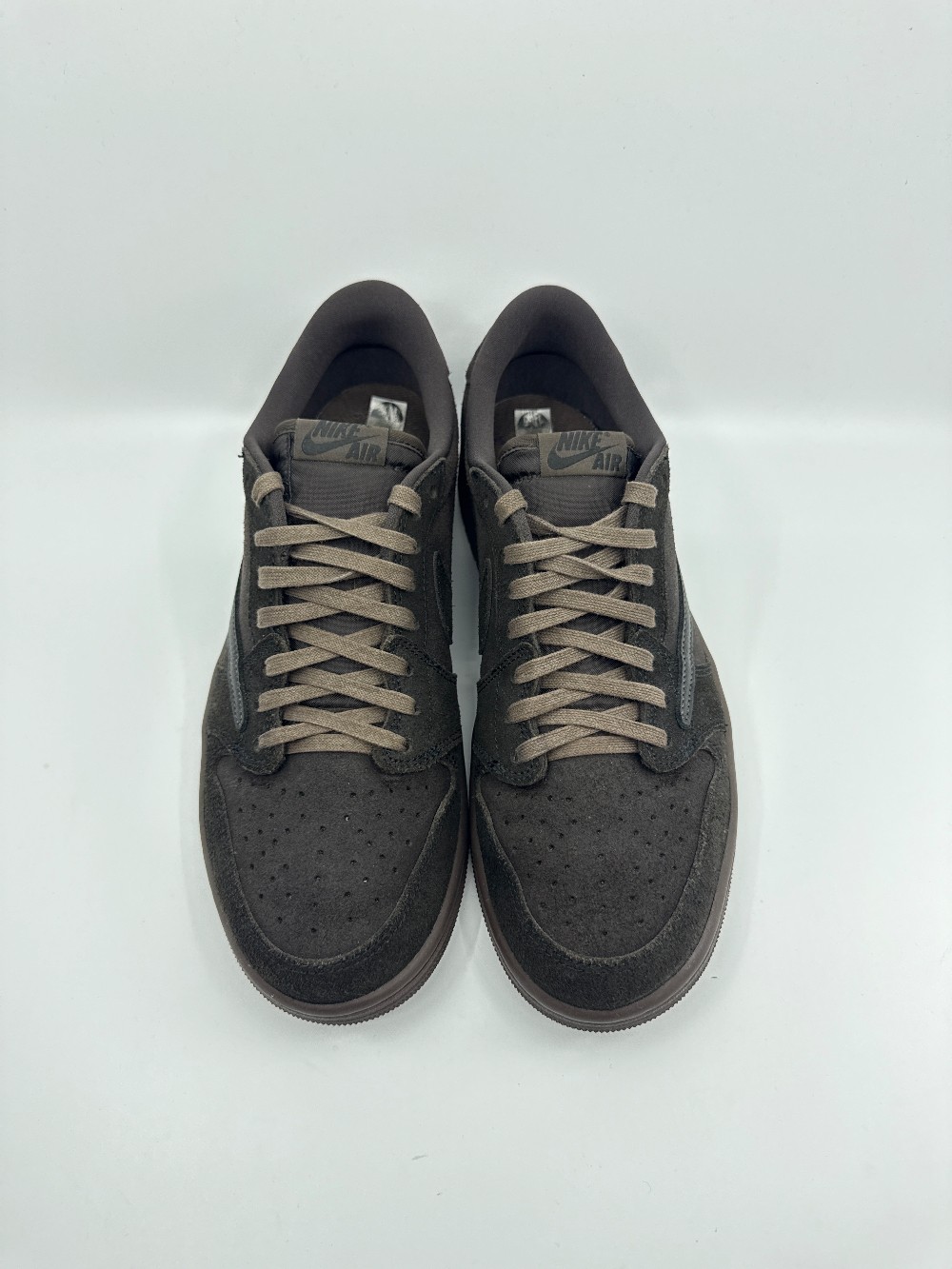 *USED* AJ 1 LOW X TRAVIS SCOTT - VELVET BROWN