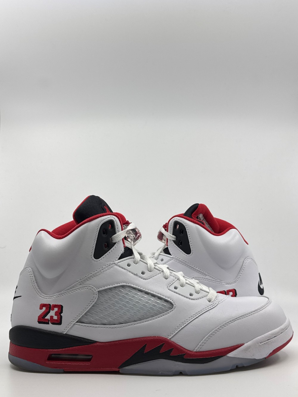 *USED* AJ 5 - FIRE RED BLACK TONGUE (2025)