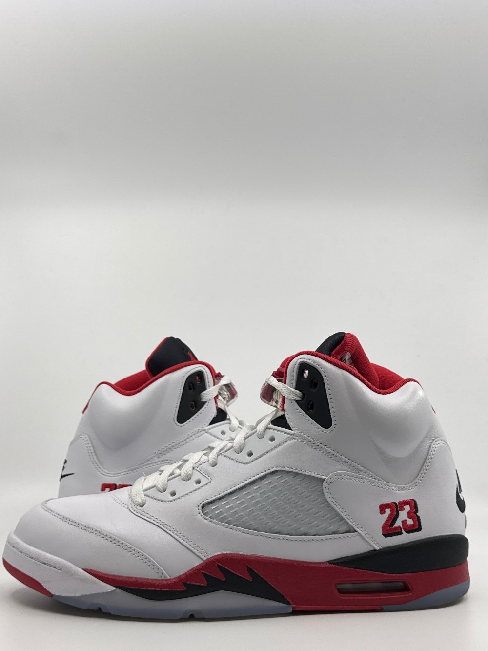 *USED* AJ 5 - FIRE RED BLACK TONGUE (2025)