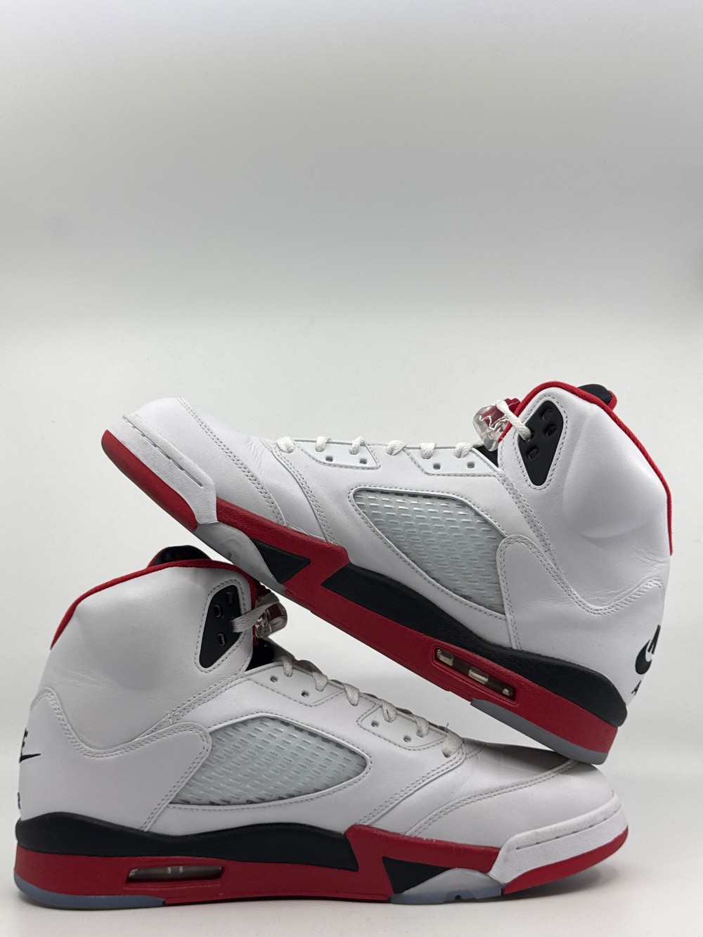 *USED* AJ 5 - FIRE RED BLACK TONGUE (2025)