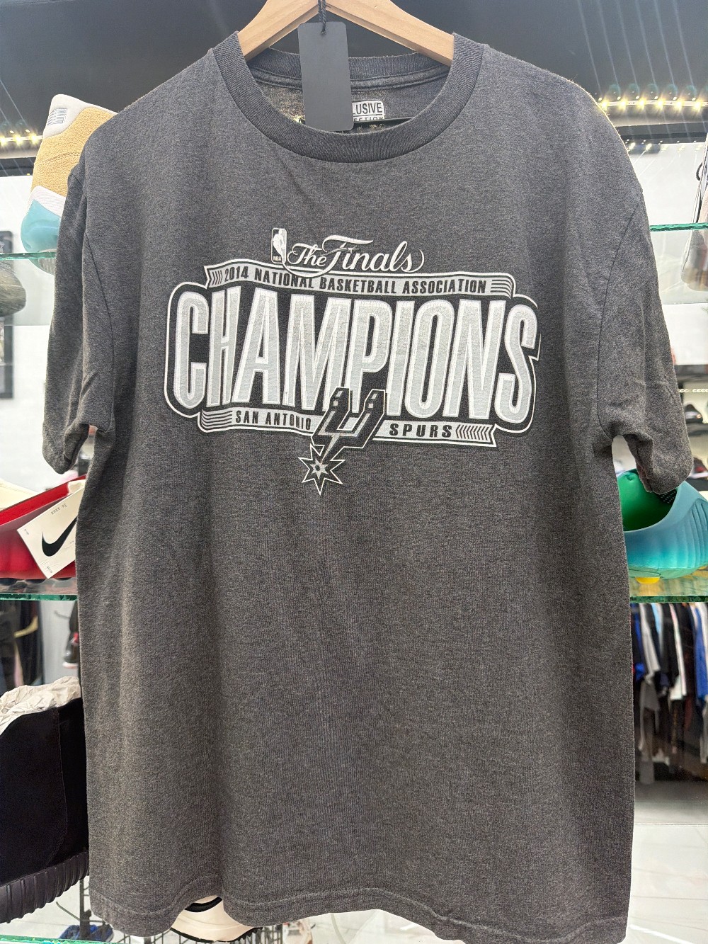 *VINTAGE* SPURS 2014 FINALS TEE - GREY