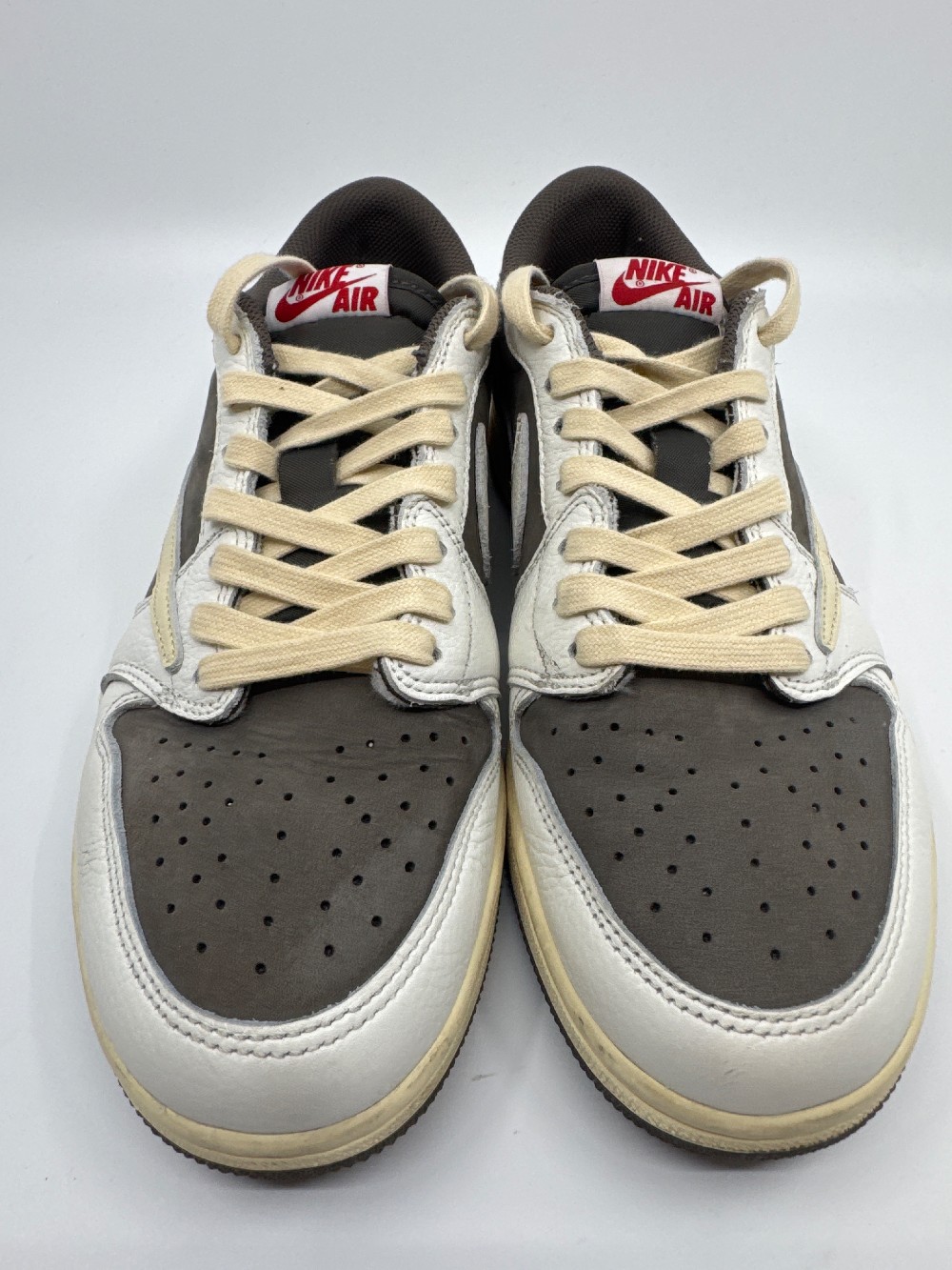 *USED/NO BOX* AJ 1 LOW X TRAVIS SCOTT - REVERSE MOCHA