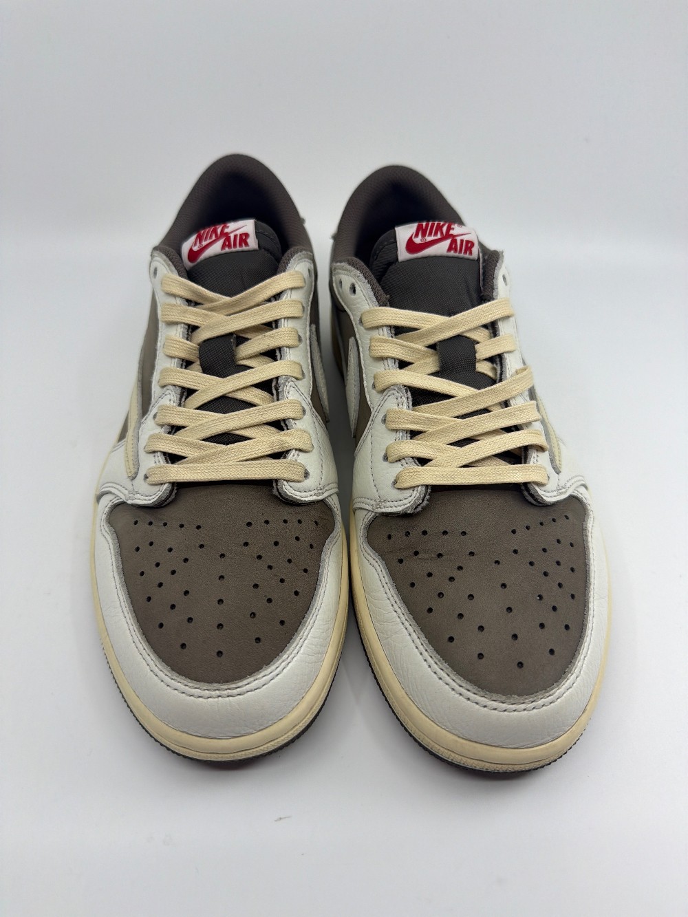 *USED* AJ 1 LOW X TRAVIS SCOTT - REVERSE MOCHA