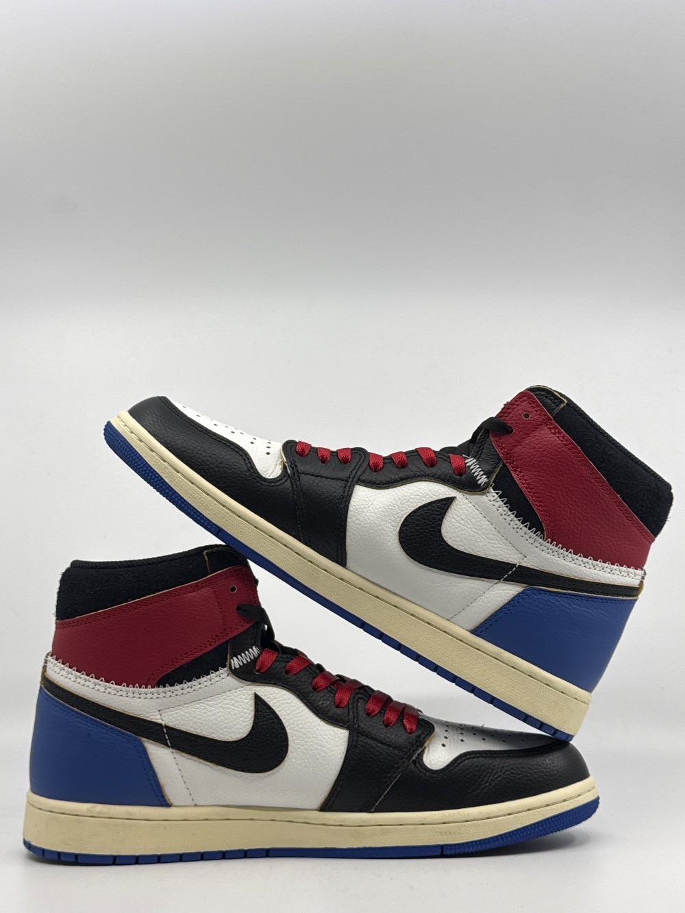 *USED* AJ 1 X FRAGMENT X UNION LA - VARSITY RED SPORT ROYAL