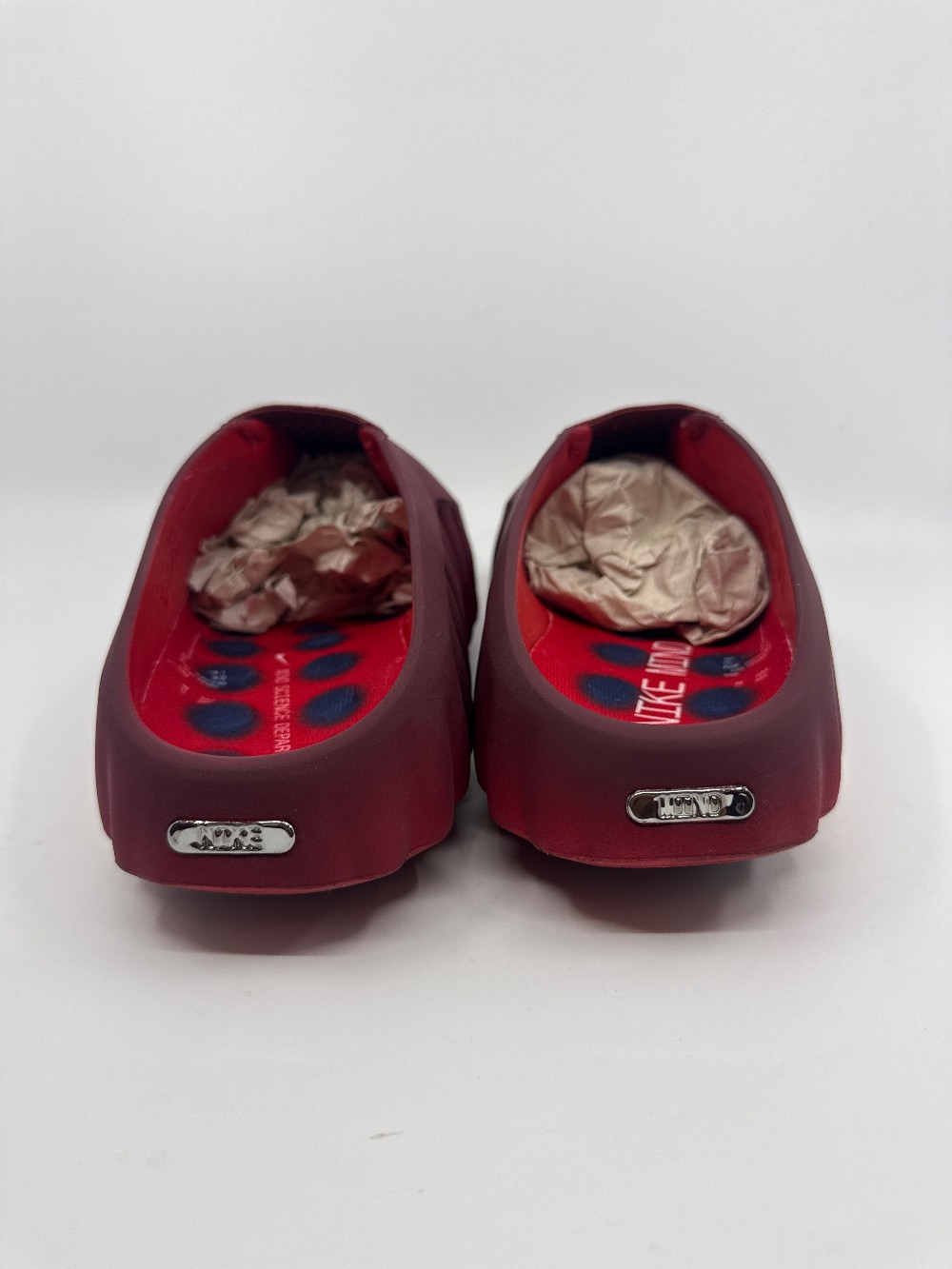 *USED* NIKE MIND 001 SLIDE - TEAM RED UNIVERSITY RED